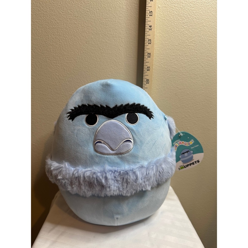 Squishmallows Disney Muppets Sam Eagle 8 Inch Blue Plush Toy NWT